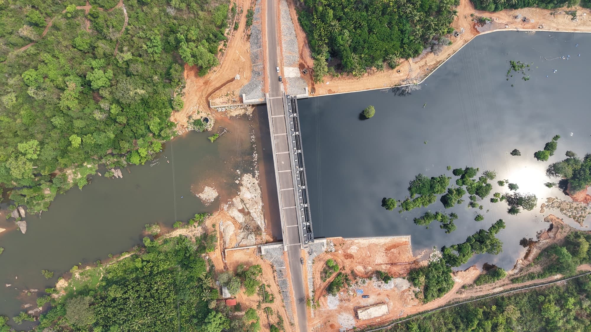 Chara Bridge cum Barrage, Seetha River - 2