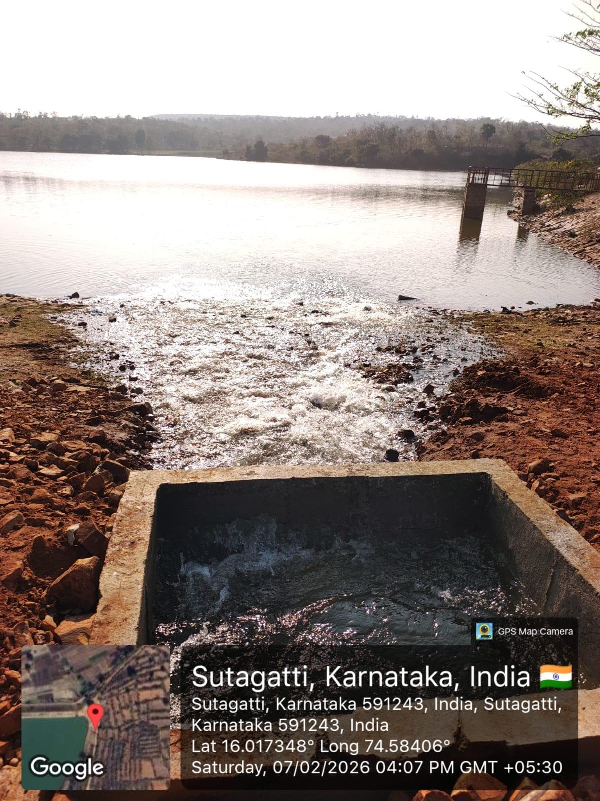 Markandeya Lift Irrigation Scheme - Delivery Chamber Outflow