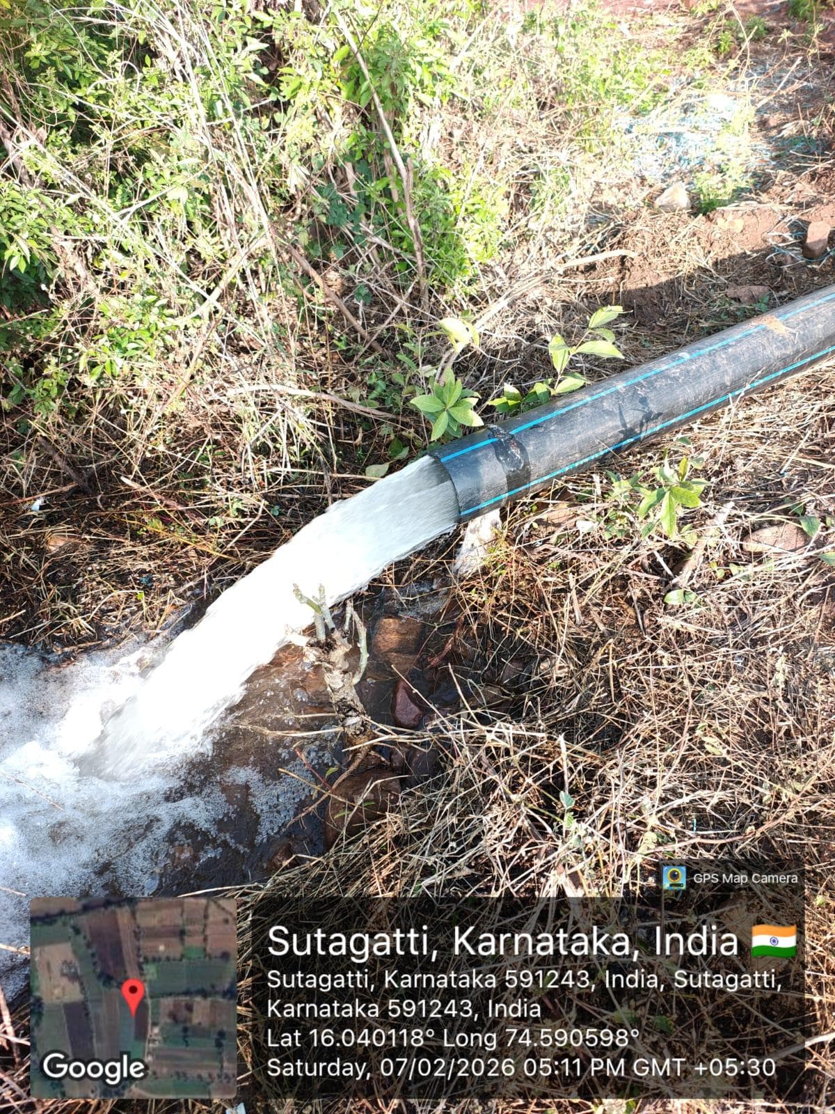 Markandeya Lift Irrigation Scheme - Pipeline Discharge